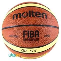 توپ بسکتبال چرمی طرح مولتن سایز 5Molten Basketball thumb 8534