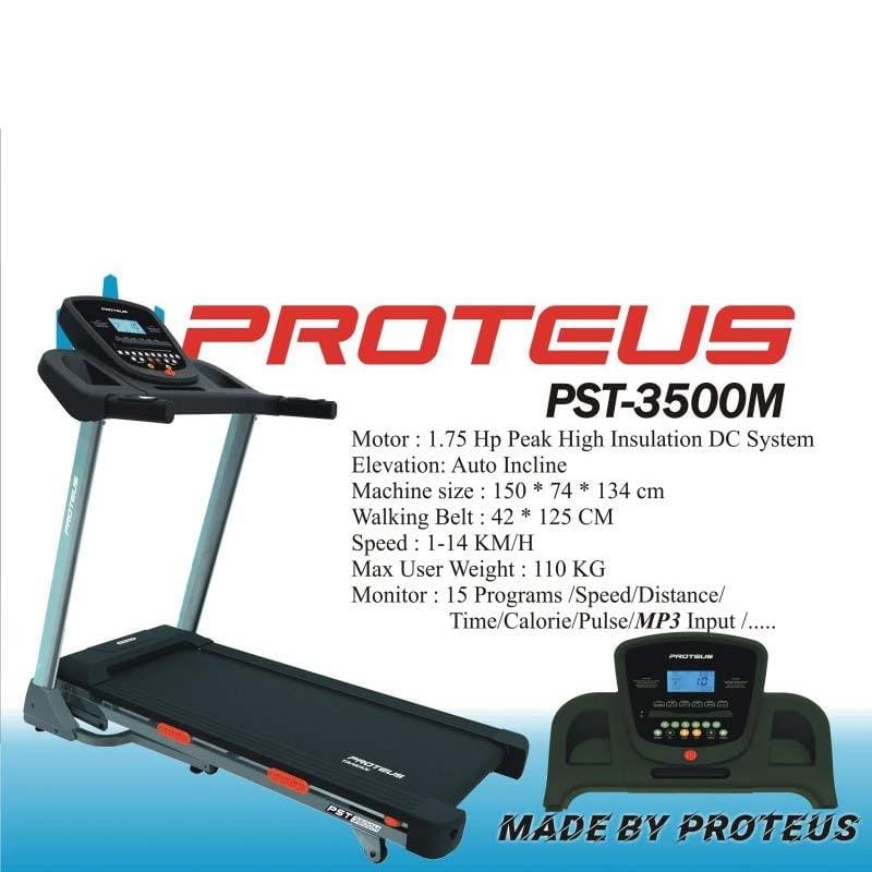 مشخصات فنی تردمیل خانگی پروتئوس PST-3500M