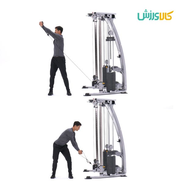 دستگاه شکم سیمکش ایستاده