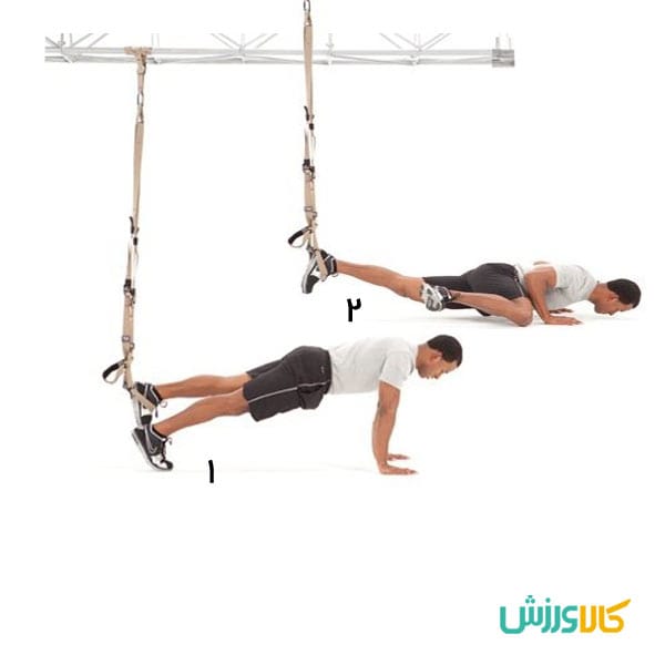 شنا سوئدی مرد عنکبوتی با TRX