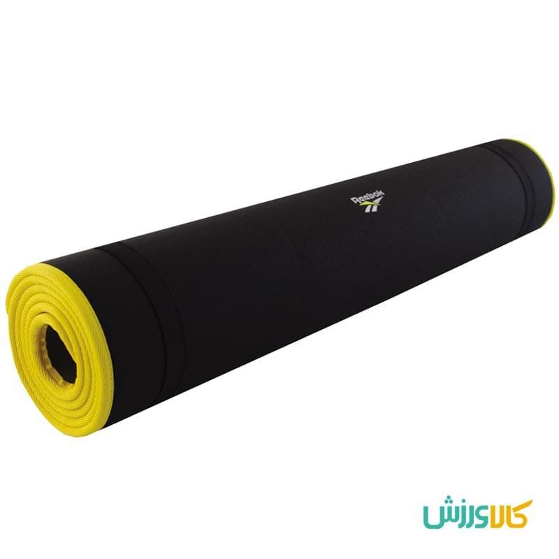 مت یوگا روکش دار ضخامت 6 میل مشکی