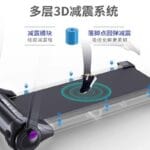 تردمیل خانگی فیتنس ESANG M621 تصویر 2
