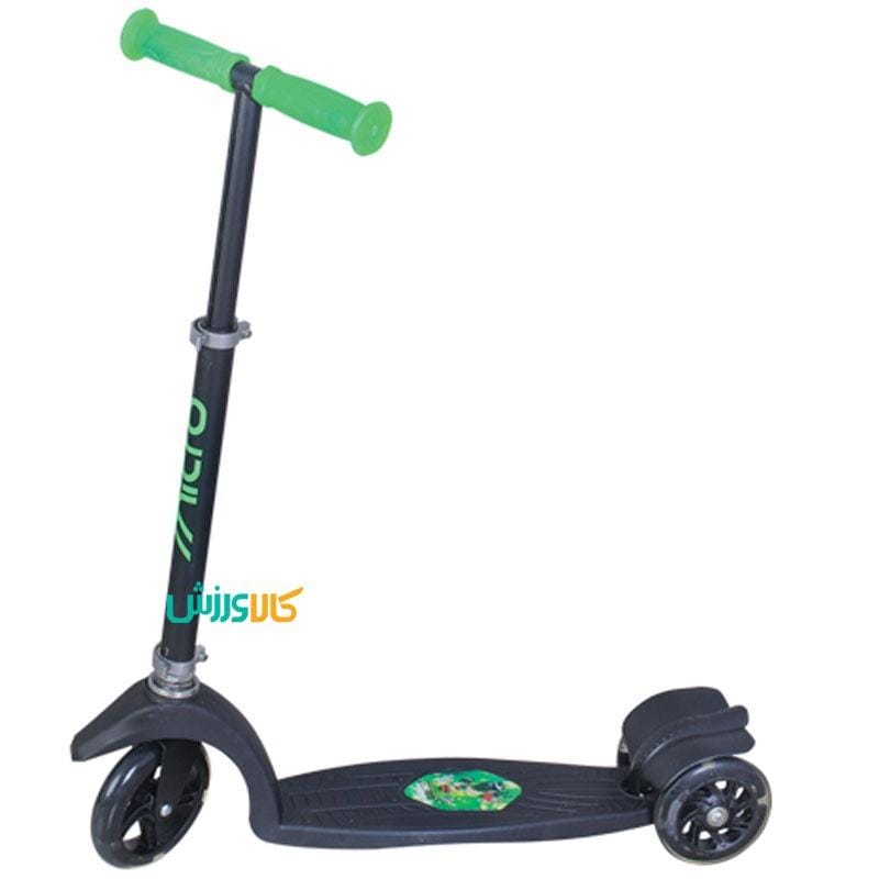 اسکوتر 3 چرخ میکرو ( 2 چرخ عقب) مشکی