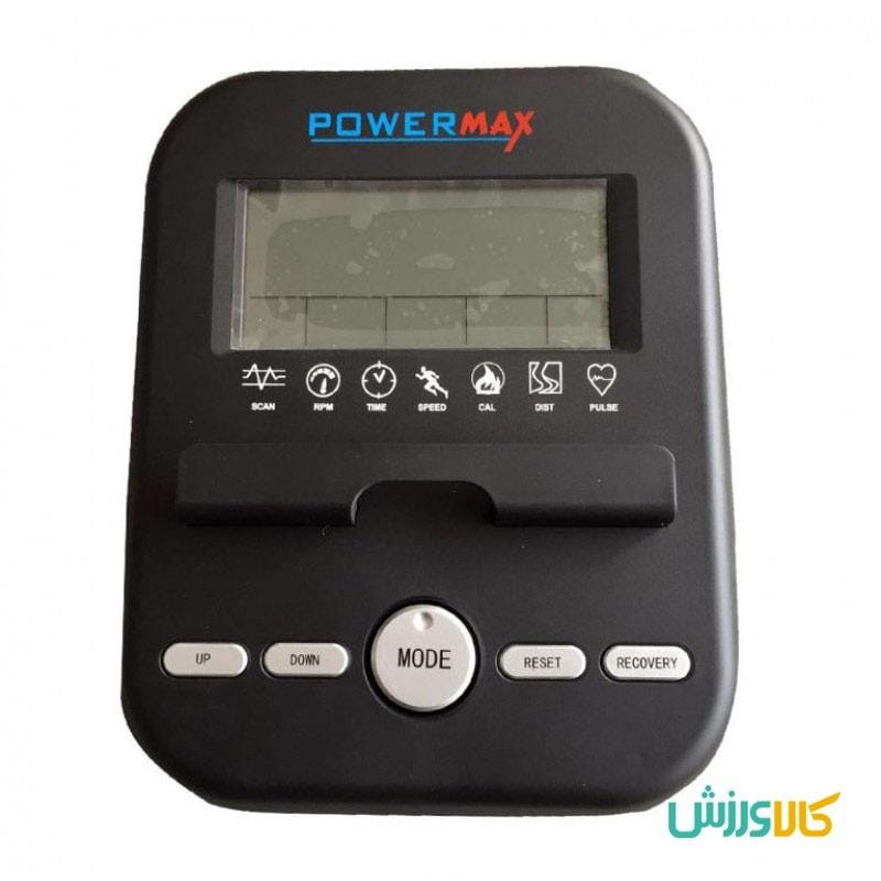 دوچرخه ثابت خانگی نشسته پاورمکس 51800R تصویر مانیتور