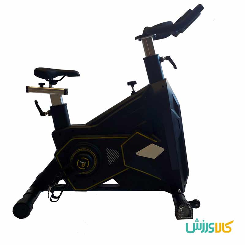 دوچرخه اسپینینگ باشگاهی اکوفیت S025 رنگ مشکی